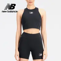 在飛比找PChome24h購物優惠-[New Balance削肩短版背心_女性_黑色_WB335