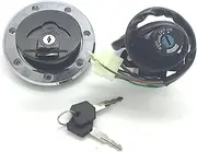 Ignition Switch for ​Kawasaki for Ninja ZX6R 2000-2002 for ZX9R 1994-1999 Motorcycle Ignition Switch Fuel Gas Cap Lock Key Motorcycle Ignition Switch Lock