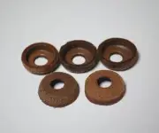 kb04c 5pcs Coleman Lantern & Stove Pump Cup Real Leather Washer