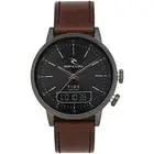 Rip Curl DRAKE TIDE DIGITAL LEATHER SURF WATCH - A1147 Gunmetal Rrp $299.99