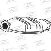 Redback Cat Conv Bolt On to suit GM Piazza Cat - C9844