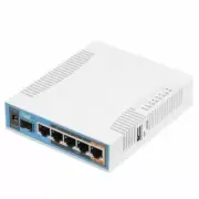 MikroTik RB962UiGS-5HacT2HnT 5GHz 802.11ac 128MB RAM, 5x Gbit LAN, USB, PSU