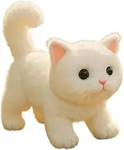 Robot Cat | Electric Fake Cat,Interactive Toy Figures for Girl Boys Home Offices Family Son Daughter Valentine's Day Mother's Day Thanksgiving