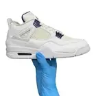 Nike Jordan 4 Purple Metallic White New DS OG All 100% Authentic