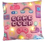 LED Cushion Girl Game Over