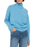 Whistles Chest Pocket Turtleneck Sweater