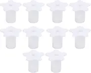 10 Pcs Starlink Wall Grommets, Silicone Starlink Cable Routing Kit, Starlink Accessories for Organizing Protecting Cords, Wall Grommet for Starlink Ethernet Cable (White)