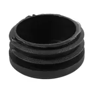 6Pcs Plastic Blanking End Cap Pipe Tube Insert Plug Cover 40mm Black