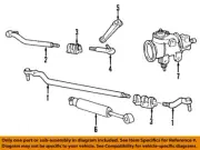 FORD OEM 99-05 Excursion Steering Gear Linkage-Outer Tie Rod 4C3Z3A131AC (for: Ford)