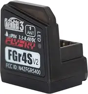 LOUJIN FGR4S V2 Receiver 3 Built-in Single-Antenna Bidirectional PWM/PPM/IBUS Output Receiver for NB4 PL18 RC Transmitter