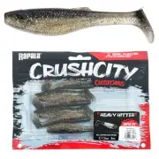 Rapala CrushCity Heavy Hitter Softbait 3in Black Gold Qty 6