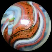 DAS Gusto Marble Collector Series: Bright & FAT Oxblood Sparkler
