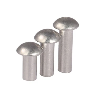 Metric M2 304 Stainless Steel Button Round Head Solid Rivet GB867