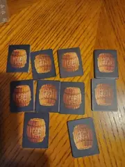 Above and Below Cardboard pieces Barrels