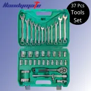 37pcs Tools Set Sockets Wrenches Set Automotive Repair Workshop Tools Kit