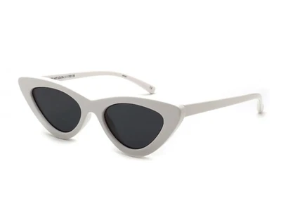 Le Specs x Adam Selman The Last Lolita 2130 White Cat Eye Sunglasses