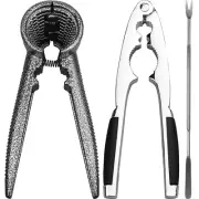 Anwenk Nutcracker Pecan Walnut Nut Crackers Bundle Heavy Duty Shell Seafood C...