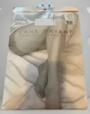 LANE BRYANT DAYSHEER CONTROL TOP REINFORCED TOE PANYHOSE – Size E, Taupe