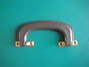 BROWN Guitar case handle, plastic, brass brackets, w / rivets