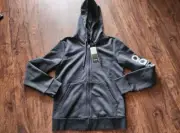 NWT ADIDAS WOMEN'S ESSENTIALS LINEAR FULL-ZIP FRENCH TERRY HOODIE BLACK SIZE MED
