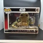 Funko Pop! Star Wars #611 Jabba the Hutt & Salacious B. Crumb Bobble-Head Figure