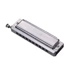 Swan Chromatic Blues Country Harmonica C w/ 10 Holes 40 Tone NEW R3E6