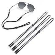 VVPJDGA 3 Pcs Glasses Strap- Upgraded Sports Sunglasses Strap for Men, Women ...