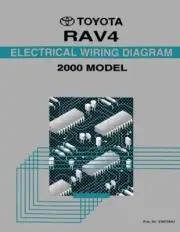 2000 Toyota RAV4 Wiring Diagrams Schematics Layout Factory OEM