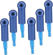 GANAZONO 6Pcs Brake Bleeder Adapter Brake Fluid Exchange Tools Lightweight Compact Car Maintenance Connectors Safe Fit for Efficient Brake System Bleeding