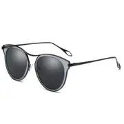 Sunglasses Black Designer Fashion Metal Frame Polarized For Women