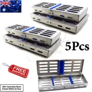 5 Pcs Cassette Instruments Periodontal Endodontic Scaler Rack Holding Tools