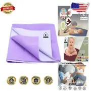 Quick-Dry Waterproof Mattress Protector Sheet, 60"x79" - Ideal for Kids & Pets