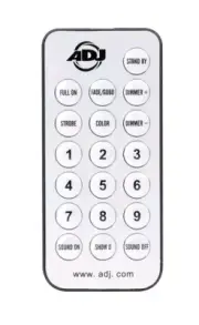 American DJ ADJ UC-IR Universal Infrared Remote Control