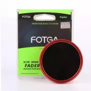 FOTGA 62mm Adjustable Fader Variable ND Filter ND2 to ND400 Red Ring Hot sale