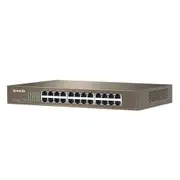 TEF1024D 24 Port 10/100M Fast Enternet Network Switch, 4.8Gbps, Auto MDI/MDI-X, Half/Full Duplex, 6KV Lightning Protection