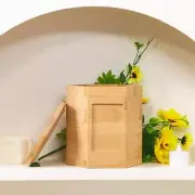 Cremation Urn for Dogs Pet Memorial Gift Supply Bamboo Funeral Memorial Box