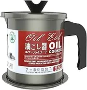 Oil Filter Pot with Strainer Mesh Multi Functional Kitchen Grease Container for Cooking Oil Disposal and Reuse Convenient Oil Strainer for Frying Oil Filtration