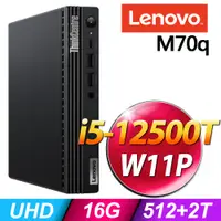 在飛比找PChome24h購物優惠-Lenovo M70q 迷你商用機 (i5-12500T/1