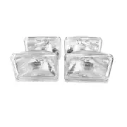 For Isuzu Truck FTR Rocky 175HP 1984 - 95 Set Head Lamp Glass Lights Clear