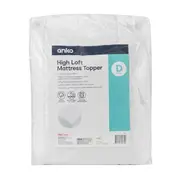 High Loft Mattress Topper - Double Bed, White