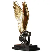 Angel Redemption Statue Wing Floating Creatives Resin Decorative Ornaments Home Gardening Decor Gifts For Family Default