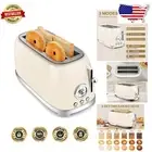 Multifunctional Retro 4 Slice Stainless Steel Toaster for Diverse Toasting Needs