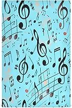 GAIREG Musical Notes Blue Dish Cloths and Towels, 28x18 Inches Absorbent Printed Hand Towels, Set of 4