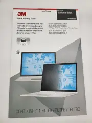 Privacy Filter for Microsoft Surface Book 12.1 x 8.5 in 3M Black PFNMS001