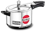 [HAWKINS] Hevibase Induction Compatible Pressure Cooker, 5 Litre, Silver (IH50)