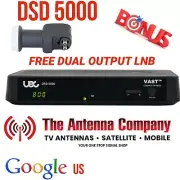 VAST Decoder Satellite Receiver UEC Altech 2024 UEC DSD 5000 RV free LNB