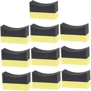 LIFKOME 10Pcs Tire Dressing Applicator Pad for Car Cleaning Soft Pe Wax Applicator Sponge for Automotive Polishing for Tires and Furniture Cleaning