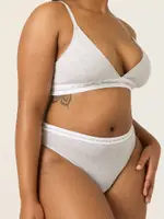 [Modibodi] Basic Triangle Bralette Grey Marle