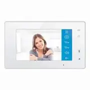 7-Inch Color Touchscreen Monitor for 2-Wire Video Intercom Systems