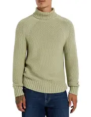 [Marcs] Reggie Roll Neck Knit Sweater in Matcha